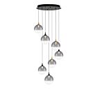 Eurofase Lighting 48930-024 Iissa 7-lumières 31.5W Mélange d'or et de noir LED Lustre