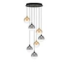Eurofase Lighting 48930-042 Iissa 7-lumières 31.5W Mélange d'or et de noir LED Lustre