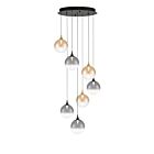 Eurofase Lighting 48930-042 Iissa 7-lumières 31.5W Mélange d'or et de noir LED Lustre