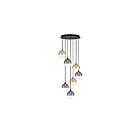 Eurofase Lighting 48930-042 Iissa 7-lumières 31.5W Mélange d'or et de noir LED Lustre