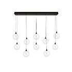 Eurofase Lighting 48933-018 Iissa 10-lumières 45W Noir mat LED Lustre