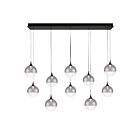 Eurofase Lighting 48933-025 Iissa 10-lumières 45W Noir mat LED Lustre