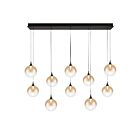 Eurofase Lighting 48933-032 Iissa 10-lumières 45W Noir mat LED Lustre