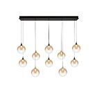 Eurofase Lighting 48934-039 Iissa 10-lumières 45W Mélange d'or et de noir LED Lustre