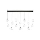 Eurofase Lighting 48939-027 Iissa 14-lumières 63W Noir mat LED Lustre