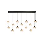 Eurofase Lighting 48939-034 Iissa 14-lumières 63W Noir mat LED Lustre