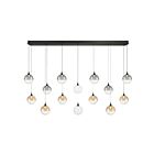 Eurofase Lighting 48939-045 Iissa 14-lumières 63W Noir mat LED Lustre