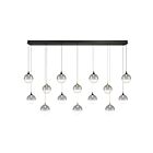 Eurofase Lighting 48940-023 Iissa 14-lumières 63W Mélange d'or et de noir LED Lustre