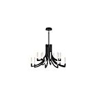Eurofase Lighting 49012-033 Olette 20-lumières 80W Noir mat LED Lustre