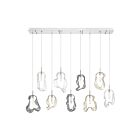 Eurofase Lighting 49239-027 Norah 13-lumières 35W Nickel poli LED Lustre