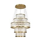 Eurofase Lighting 49350-012 Empra 5-lumières 350W Or LED Lustre