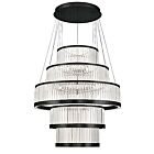 Eurofase Lighting 49350-029 Empra 5-lumières 350W Noir mat LED Lustre