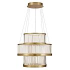 Eurofase Lighting 49351-019 Empra 3-lumières 185.1W Or LED Lustre