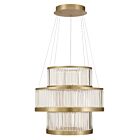 Eurofase Lighting 49351-019 Empra 3-lumières 185.1W Or LED Lustre