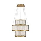 Eurofase Lighting 49351-019 Empra 3-lumières 185.1W Or LED Lustre