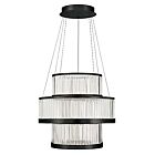 Eurofase Lighting 49351-026 Empra 3-lumières 185.1W Noir mat LED Lustre