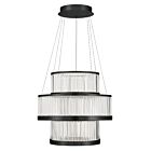 Eurofase Lighting 49351-026 Empra 3-lumières 185.1W Noir mat LED Lustre