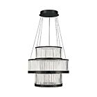 Eurofase Lighting 49351-026 Empra 3-lumières 185.1W Noir mat LED Lustre