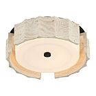 Eurofase Lighting 49927-026 Roslington 1-Luminaire 20W Noir mat DEL Semi Luminaire encastré