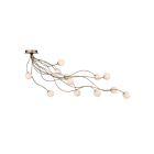 Eurofase Lighting 49950-021 Athena 12-lumières 2.83W Or antique LED Plafonnier Semi Encastré