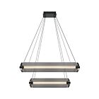 Eurofase Lighting 50054-015 Neoness 8-lumières 126.4W Noir mat LED Lustre