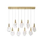 Eurofase Lighting 50103-020 Jateo 13-lumières 38W Or LED Lustre