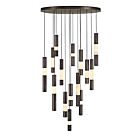 Eurofase Lighting 50119-028 Ronda 11-lumières 96.03W Bronze Harlow LED Lustre