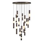Eurofase Lighting 50119-028 Ronda 11-lumières 96.03W Bronze Harlow LED Lustre