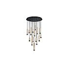 Eurofase Lighting 50131-013 Cambre 16-lumières 64W Noir mat LED Lustre