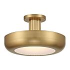 Eurofase Lighting 50389-025 Macey 1-lumière 36W Laiton antique LED Plafonnier Semi Encastré