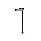 Eurofase Lighting EF3908PMB Noir Support sur mât pour chauffage