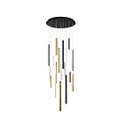 Lustre rond Eurofase SANTANA 31445-045 18W noir