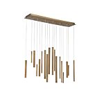 Chandelier linéaire Eurofase SANTANA 31446-035 18W laiton antique