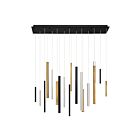 Lustre linéaire Eurofase Lighting Santana 31446-043  18W Noir
