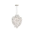 Chandelier à corde Eurofase TRENTO 34030-011 7-Lumières 280W Champagne Argent