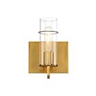 Luminaire de vanité Eurofase PISTA 34133-043 1-Lumière 60W or