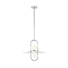 Lustre rond Eurofase MILLBROOK 35898-023 2-Lumières 10W chrome