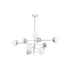 Lustre rond Eurofase FAIRMOUNT 35920-014 10-Lumières 50W chrome