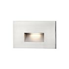 Lumière encastrée LED horizontale pour marches Eurofase 36046-010 2W nickel brossé