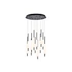 Lustre Ronde Eurofase Lighting Cumberland 37235-024  120W Noir