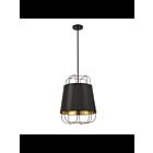 Suspendu Eurofase TURA 38143-021 3-lumières 180W noir