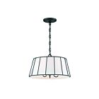 Suspendu à chaîne Eurofase ADELAIDE 38272-011 3-lumières 180W noir mat