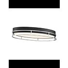 Plafonnier ovale Eurofase GRAFICE 39409-027 40W chrome