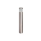 Large borne d'éclairage LED en aluminium Focus Industries AL08LGDMS2L24BLT 3W texture noire