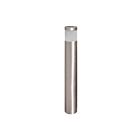 Large borne d'éclairage LED en aluminium Focus Industries AL08LGDMSS2L24BLT 3W texture noire