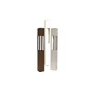 Borne d'éclairage de sentier LED carré en aluminium Focus Industries PL-23-S2WDM-18LEDPBLT 4W texture noire