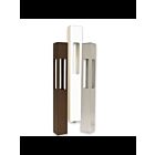 Borne d'éclairage de sentier LED carré en aluminium Focus Industries PL-23-S4WDM-24LEDPBLT 4W texture noire