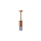Suspendu cylindrique Starlight Focus Industries SL15PS2L12COP 3W cuivre