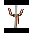 Lumières à projecteur LED pour parasol en aluminium Focus Industries UL-03-BLT 1.5W noir