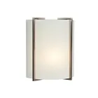 Galaxy Lighting 212510BN-WH 100W Nickel brossé Applique murale